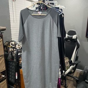 Lularoe Julia gray NWOT.